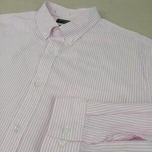 Banana Republic Oxford XXL Mens Shirt Button Down Long Sleeve Untucked Fit 27x31